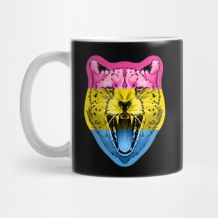 illustrated CHEETAH PRIDE series (pan pride flag) Mug